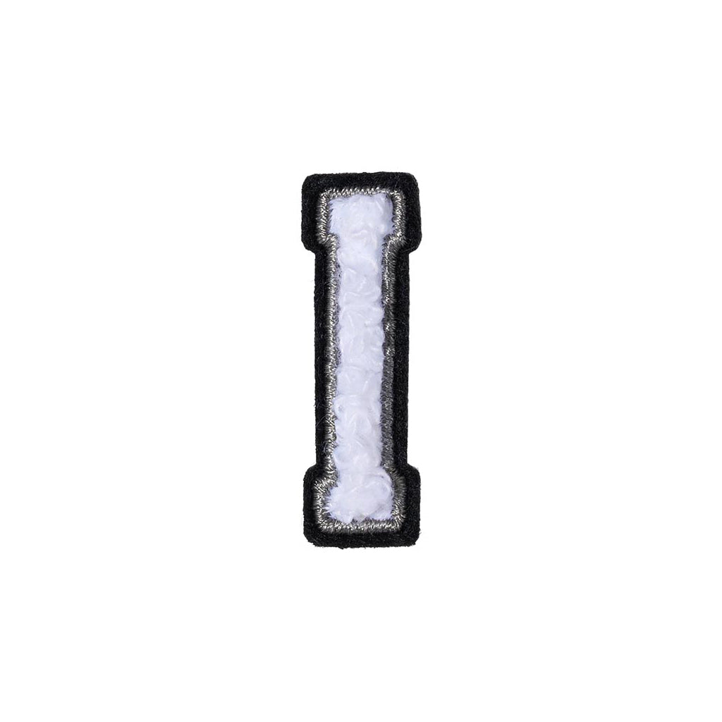 Letter I Patch - I Black/White