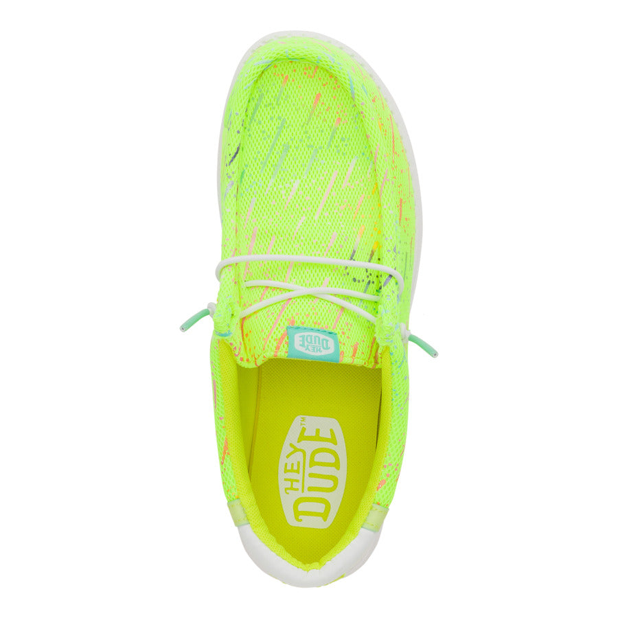 Wally Party Mesh - Lime Punch/White