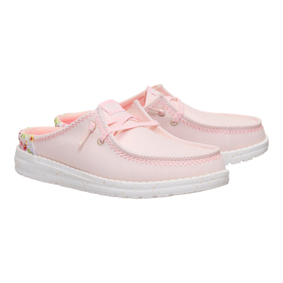 Wendy Slip Embroidered Floral - Pale Pink