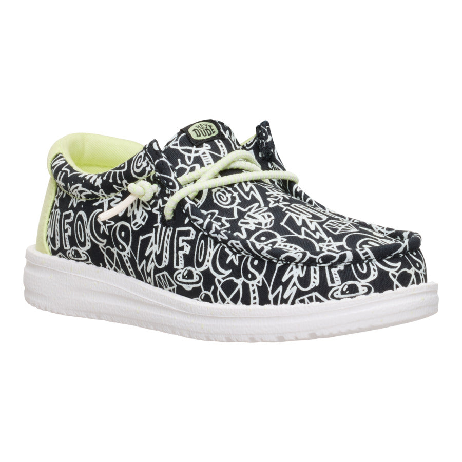 Wally Youth Space Glow - Black/White