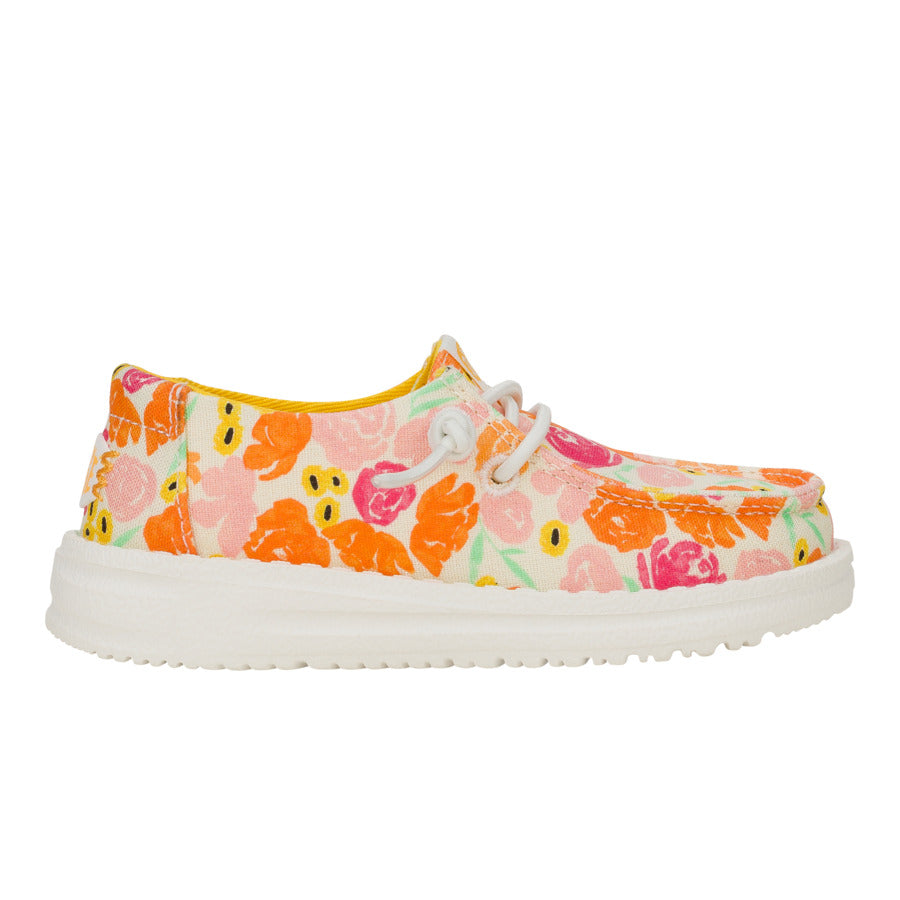 Wendy Toddler Watercolor Florals - Multi/Petal Pink